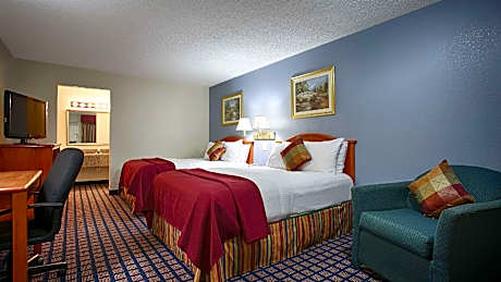 2 Double Beds Smoking