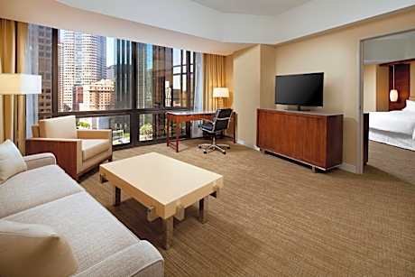 Tower Suite, 1 Bedroom Suite, 1 King, Sofa bed, City view