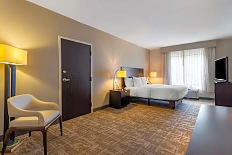 King Room with Mobility Accessible Roll-In Shower