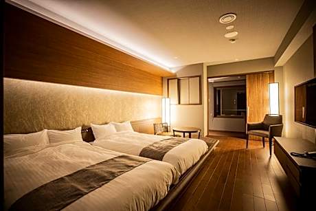 Deluxe Twin Room with Open-Air Bath and Ocean View - Non-Smoking
