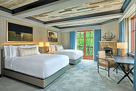 2 Bedroom Residential Suite, Bedroom 1: 1 King, Bedroom 2: 2 Queen, Sofa Bed, Mountain View