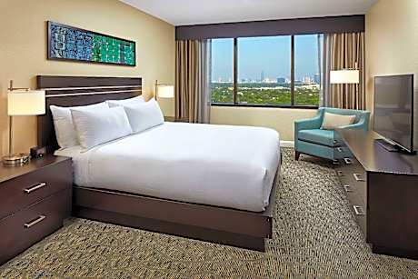 1 King 1 Bedroom Mobility Hearing Accessible 3X3 Shower