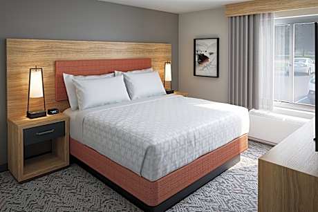 1 King One Bedroom Suite Mobility Accessible Tub