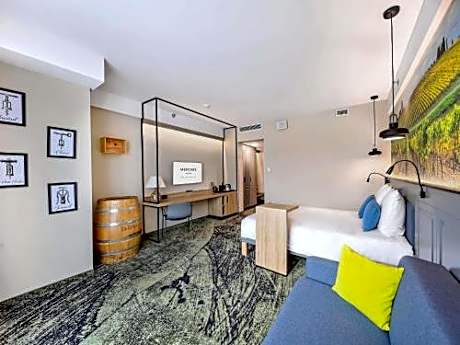 Privilege Room with One Double Bed and One Single Bed