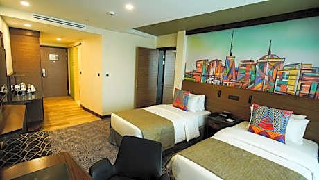 Panafric Deluxe Twin Room