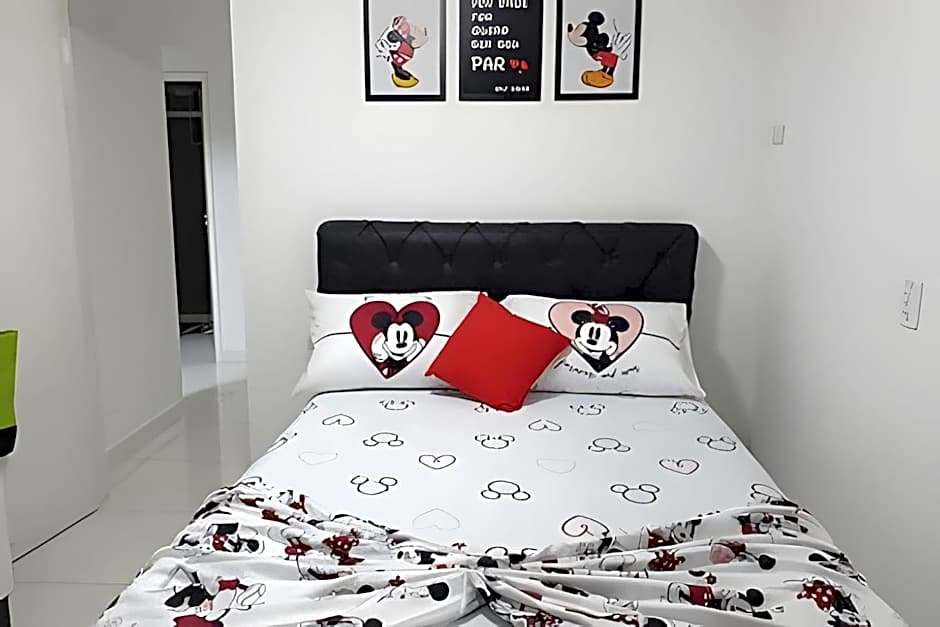 Apartamentos aconchegantes frente mar