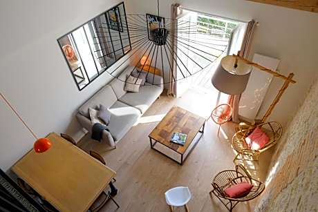 Apt. moderne 6 pers, parking, 150m de la plage