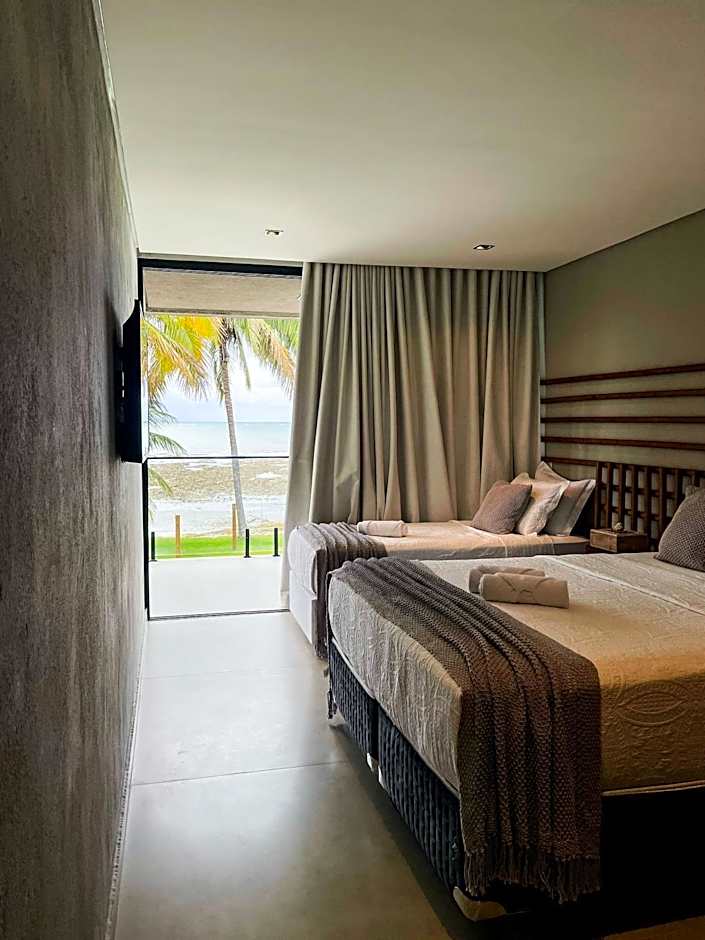 Casa Waua | PÉ NA AREIA, rooftop, borda infinita