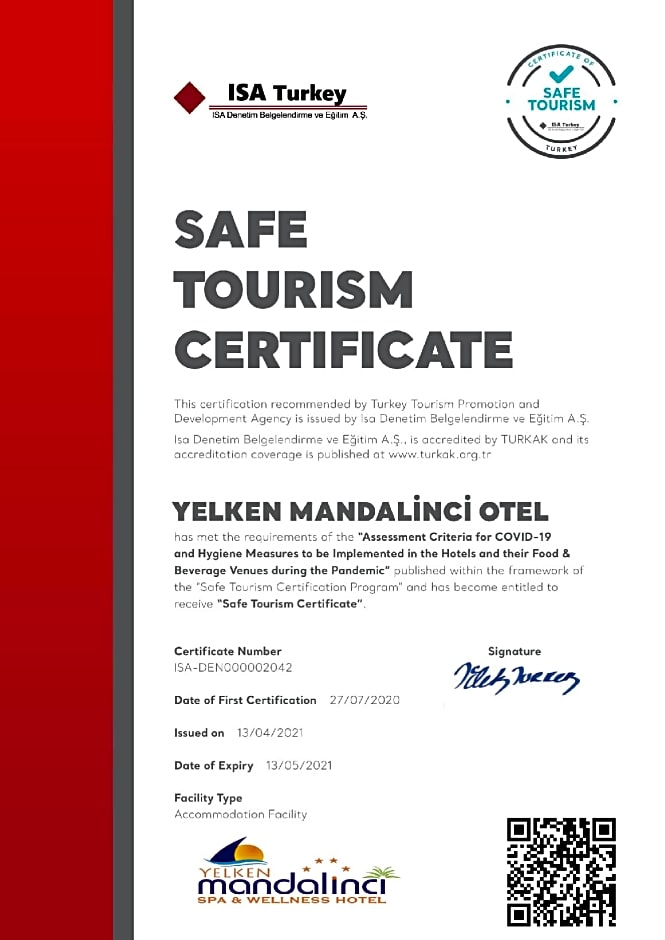 Yelken Mandalinci Spa & Wellness Hotel