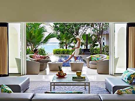 SO Two-Bedroom VIP Beach Villa with Living Room, Private Garden and Private Pool - Beach Front
