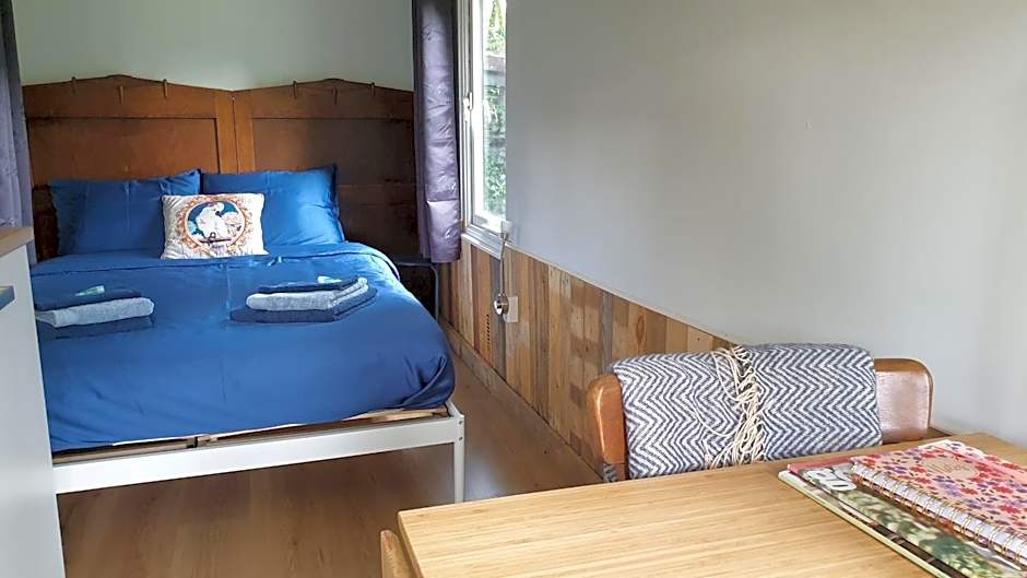 Pipowagen Bed bij Bos