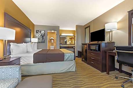 1 King Mobility Accessible Bathtub Microwave Fridge Wi-Fi NSMK Continental Breakfast