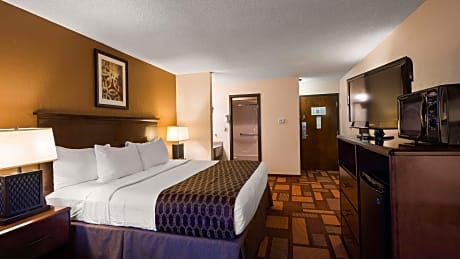 SUITE-1 KING BED,NSMK,GARTUB,MICRFG,SEPSOF,2LEVEL