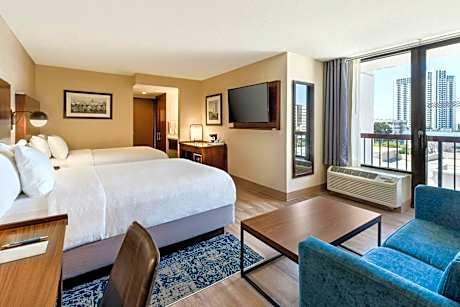 Guest room, 2 Double, Corner room, Balcony