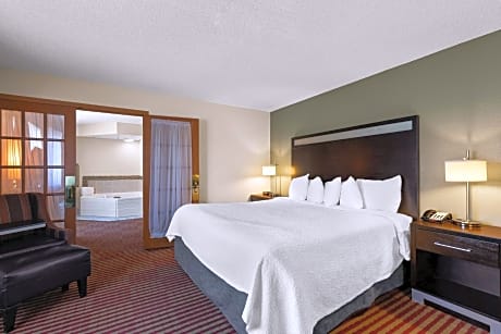 Suite-1 King Bed, Non-Smoking, Whirlpool, Fireplace, Sofabed, Microwave And Refrigerator, Full Break