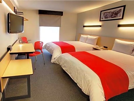 TWO DOUBLE BEDS