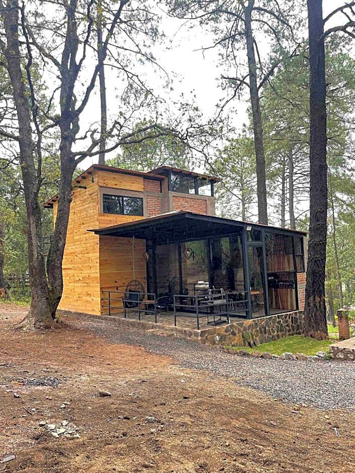 Hermosa Cabaña Inmersa en el Bosque de Tapalpa