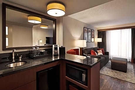 1 King Suite Mobility Hearing Accessible Tub Non-Smoking Room