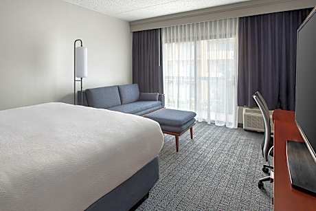 Room, 1 King Bed with Sofa bed (Mobility/Hearing Access, Roll-in Shwr)