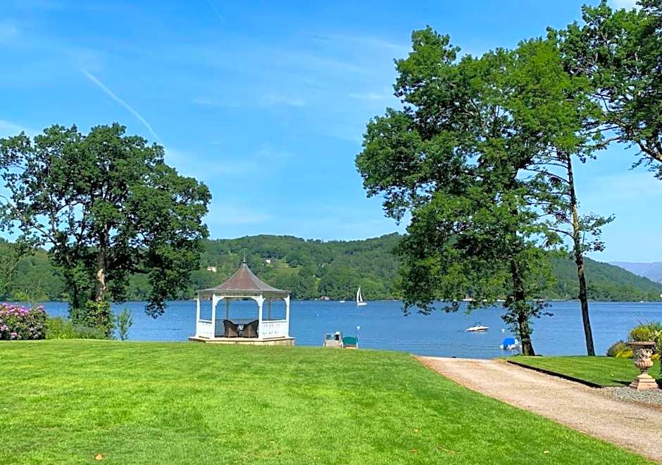 Storrs Hall Hotel on the shore of Lake Windermere