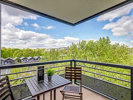 Standard room with terrace overlooking Paris