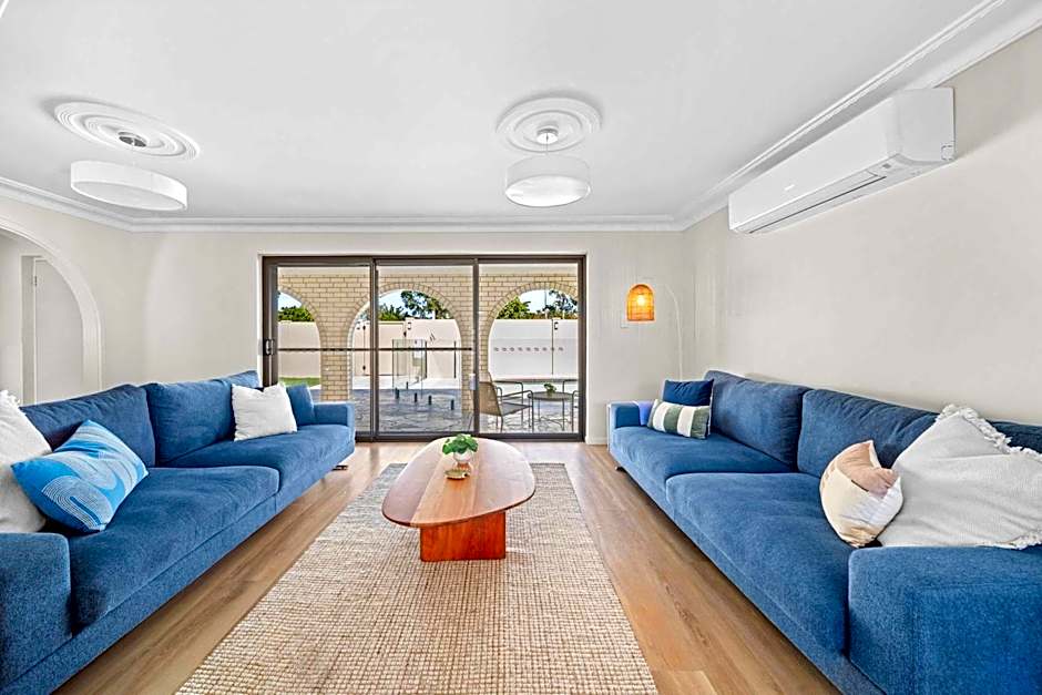 Bribie Beach House with Pool - Walk to Surf & Shops