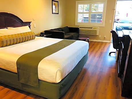 1 King Bed, Nonsmoking, Dvd Player, Micro, Fridge, Wifi, Hairdyrer.
