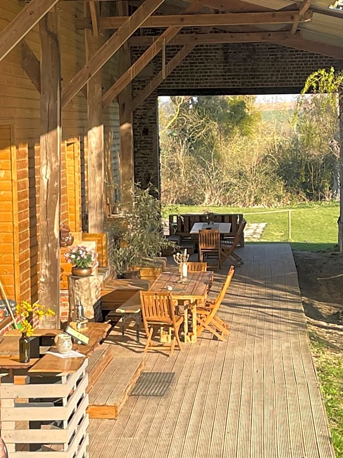 Double room on farm (La ferme du Tao)