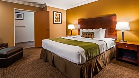 ACCESSIBLE - 1 KING,MOBILITY ACCESSIBLE,ROLL IN SHOWER,NSMK,CONTINENTAL BREAKFAST