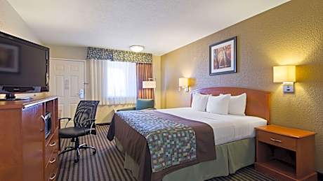Accessible - 1 King Mobility Accessible Bathtub Smoking Room Full Breakfast