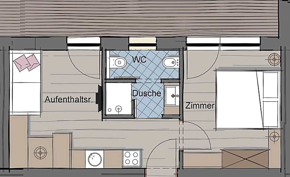 Photo 1 of 7 of 1 Bedroom Apartment