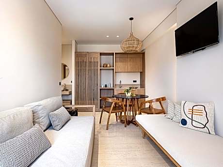 One-Bedroom Apartment with Side Sea View