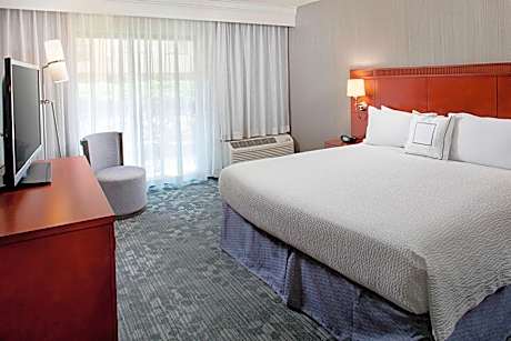 One-Bedroom King Suite with Roll-In Shower and Sofa Bed - Mobility Access/Hearing Accessible