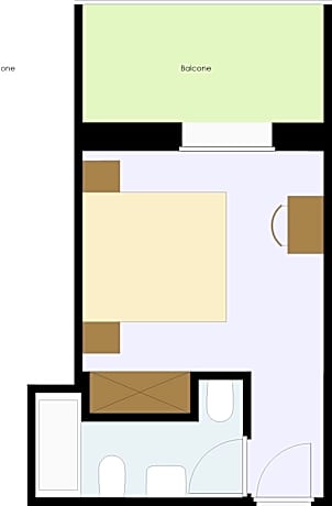 Double or Twin Room with Balcony