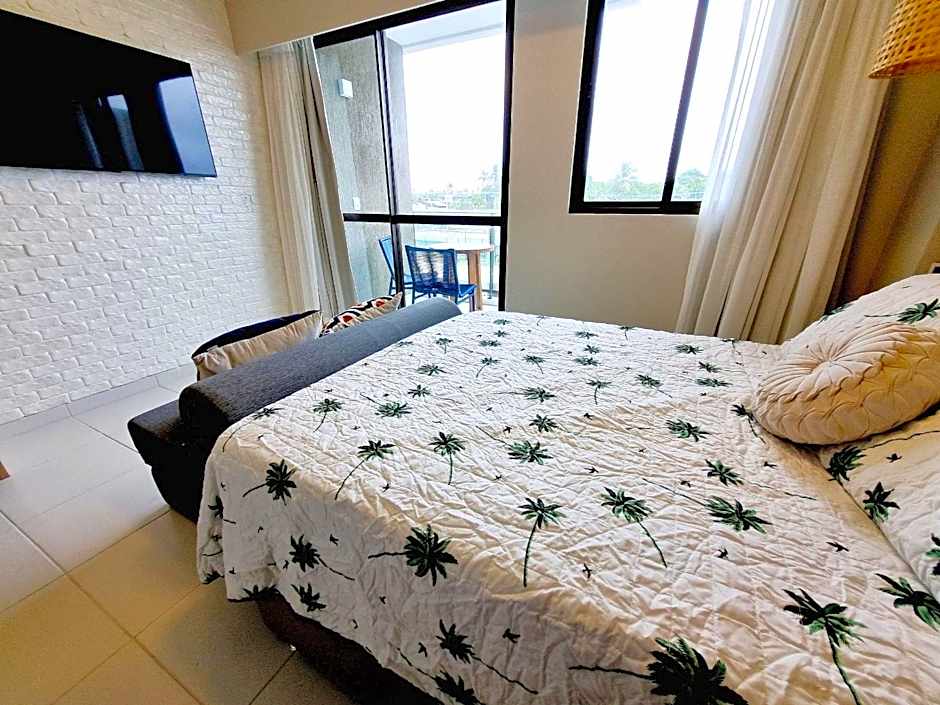 Flat em Muro Alto - Porto de Galinhas - MAKIA A212 - By Anfitrião Legal