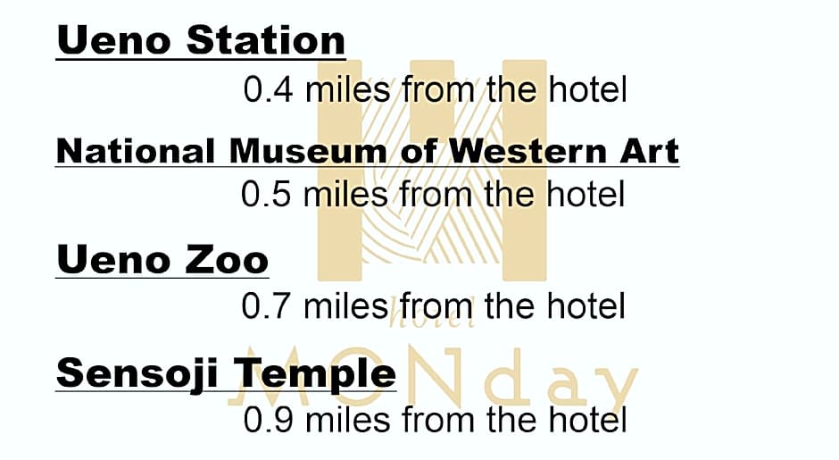 MONday Apart Premium UENO