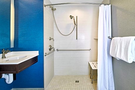 1 KING BED W/ ROLL IN SHOWER