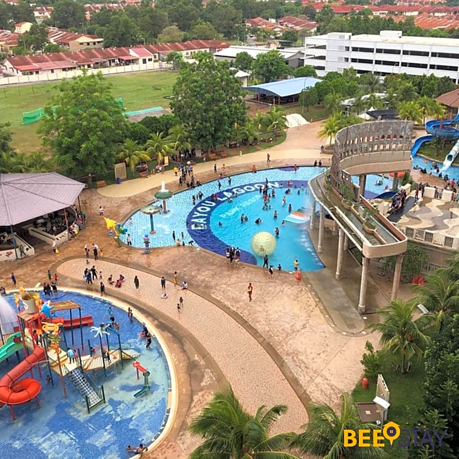 Melaka Biggest Water Themepark Pool with Free Tickets in Bukit Katil