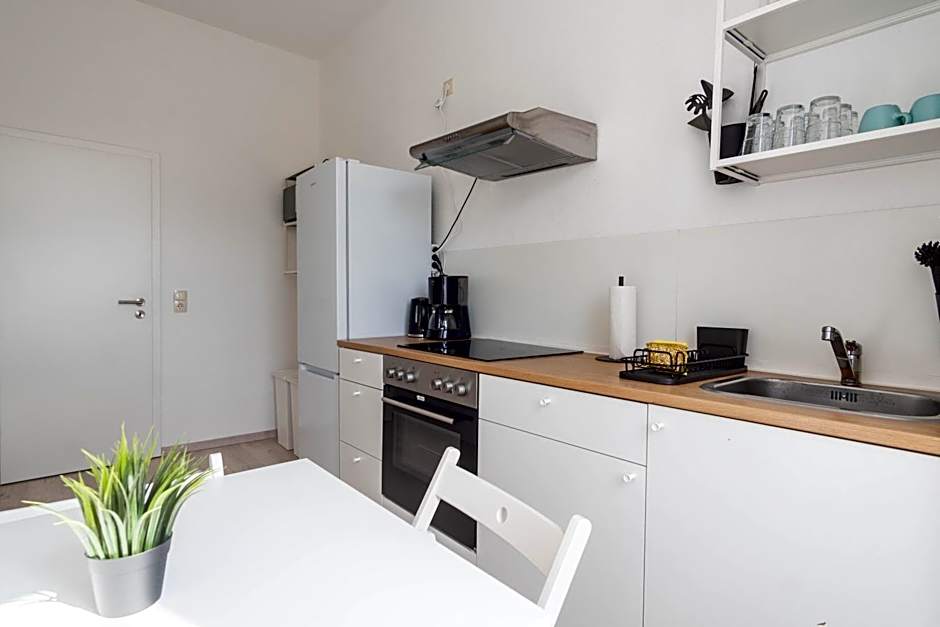 Komfortable Monteursunterkunft: 4-Zimmer-Wohnung mit getrennten Betten