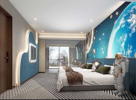 Premium Suite, Family room, 2 Twin