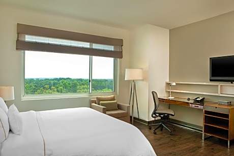 Studio King Suite with Full Kitchen - Mobility/Hearing Accessible with Roll-In Shower