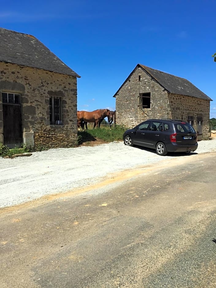 Domaine des Pierres Jumelles-balade à cheval-chambre d'hôtes Mayenne