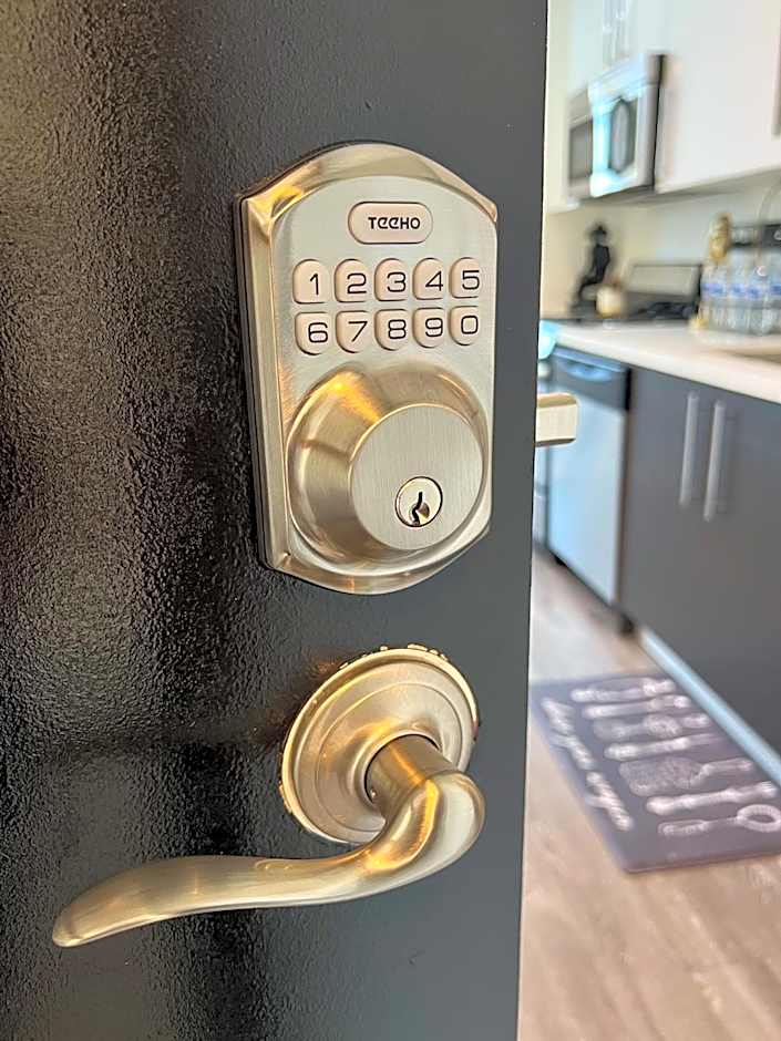 Downtown Los Angeles Skyline balcony view Modern Penthouse