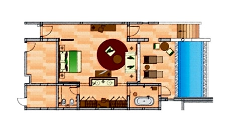 Luxury Pool Suite with Heated Pool & Garden