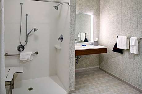 1 King Standard Comm Access Roll Shower