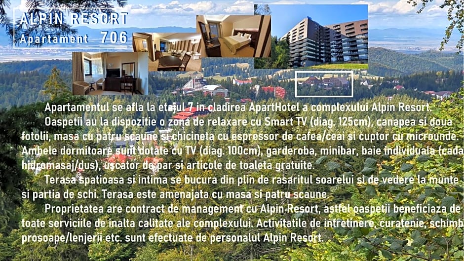 Apartament 2706 Alpin Resort, etaj 7, Poiana Brașov