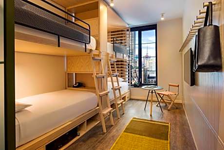 Room with Two Sets of Bunk Beds - Hearing Accessible