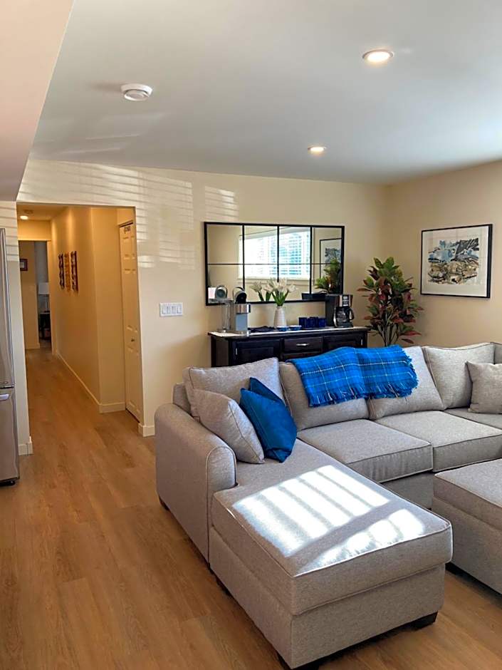 Bright poolside walkout two bedroom basement suite in the Okanagan