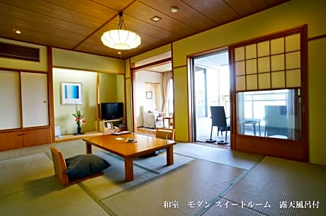 Japanese Modern Suite Room with Open Air Bath