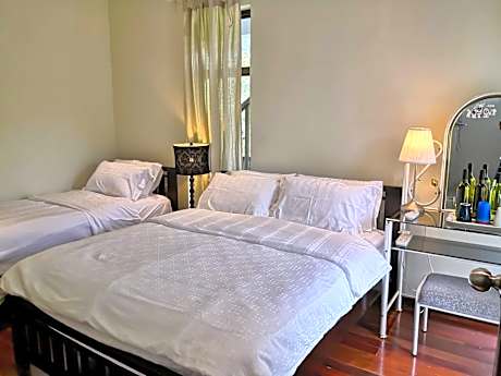 Family Room with Shared Bathroom